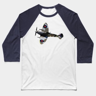 RAF Spitfire War Plane Baseball T-Shirt